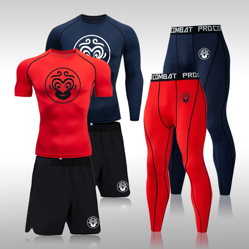 Men's Sportswear Running Tights Set Sport Suit Gym Compression Clothing Jogging Suit Track Quick Dry Basketball Training Bases
Men's Sportswear Running Tights Set Sport Suit Gym Compression Clothing Jogging Suit Track Quick Dry Basketball Training Bases