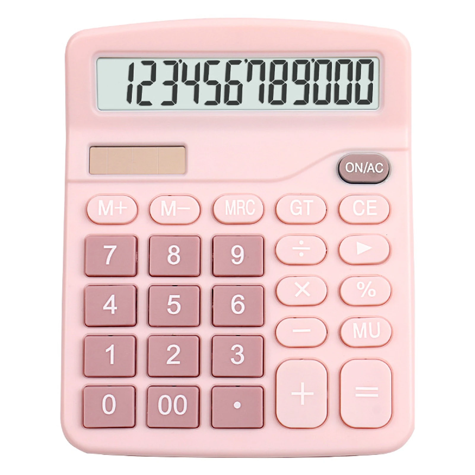 

Универсальный настольный электронный калькулятор, канцелярские принадлежности, нескользящий большой экран из АБС, 12 цифр, питание от батар...