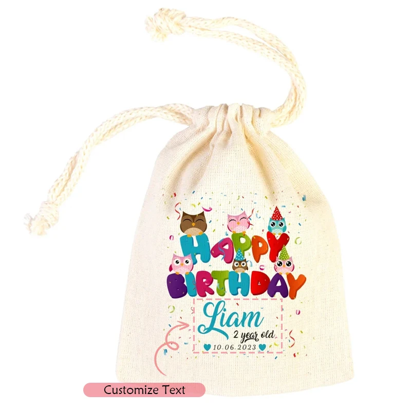 Персонализированные подарочные сумки на шнурке HGDTFF 
Персонализированные подарочные сумки на шнурке HGDTFF