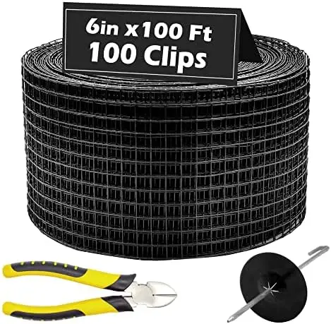 Inch X 100FT Solar Panel Bird/Critter Guard Anti-Rust with 100 Fastener Clips Rooftop Solar Panel Bird Wire Screen, Removable Wi
Inch X 100FT Solar Panel Bird/Critter Guard Anti-Rust with 100 Fastener Clips Rooftop Solar Panel Bird Wire Screen, Removable Wi