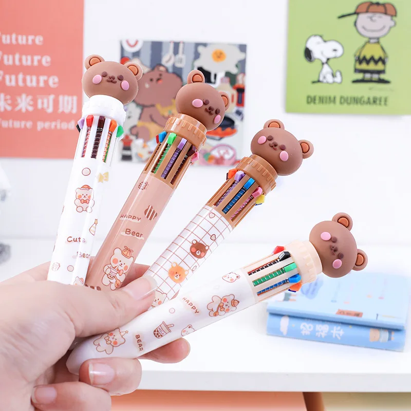 Милый медведь, мощность, 10 цветов, Φ Kawaii, шариковая ручка, школьные и офисные принадлежности, подарок, канцелярские ручки, цветные стержни
Милый медведь, мощность, 10 цветов, Φ Kawaii, шариковая ручка, школьные и офисные принадлежности, подарок, канцелярские ручки, цветные стержни