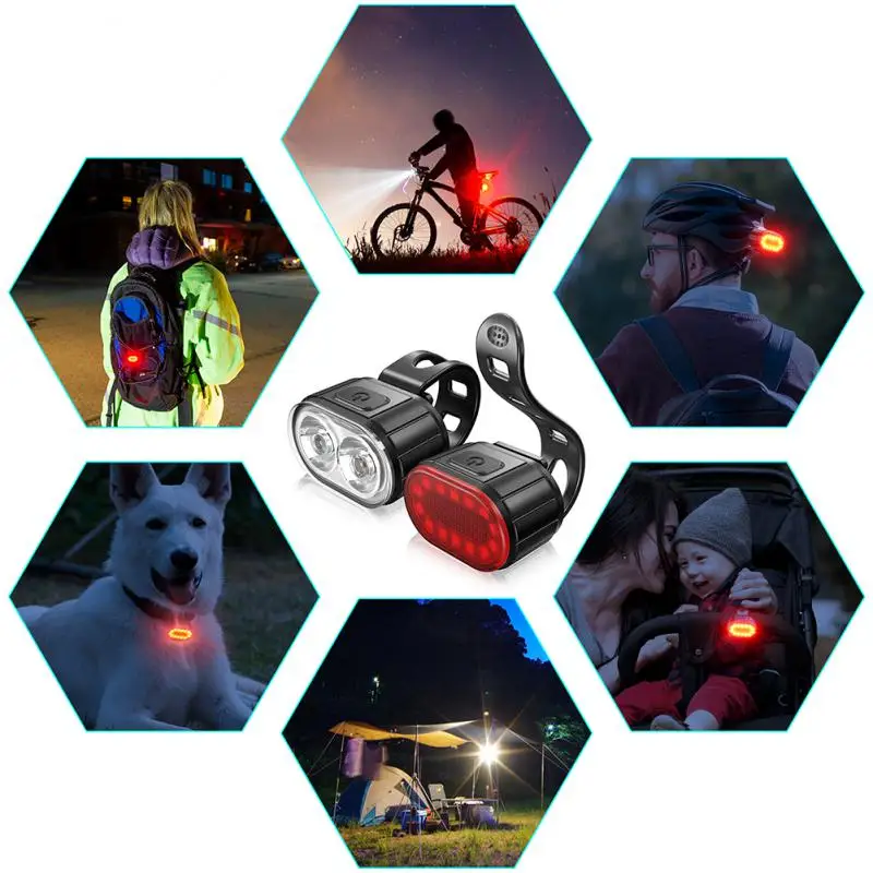 LED Bike Helmet Light Bicycle Front Rear Light USB Charge Headlight Cycling Tail Light Bicycle Lantern Lamp MTB Bike Accessories
LED Bike Helmet Light Bicycle Front Rear Light USB Charge Headlight Cycling Tail Light Bicycle Lantern Lamp MTB Bike Accessories