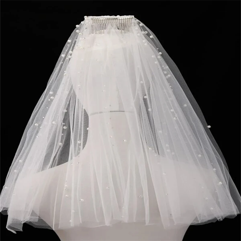Manual bead nailing hair comb Exquisite and luxurious Faux Pearl Decor Bridal Veil Bridal wedding headdress
Manual bead nailing hair comb Exquisite and luxurious Faux Pearl Decor Bridal Veil Bridal wedding headdress