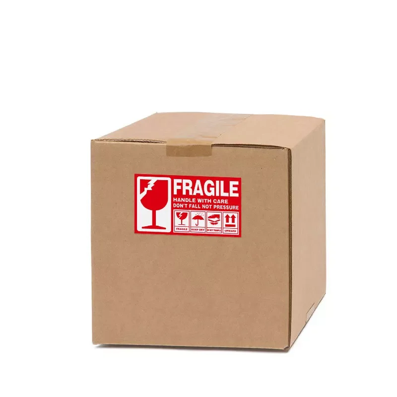 Fragile Warning Label Sticker Logistics Accessories Hazard Warning Sign Handle With Care Keep Express Label Adhesive
Fragile Warning Label Sticker Logistics Accessories Hazard Warning Sign Handle With Care Keep Express Label Adhesive