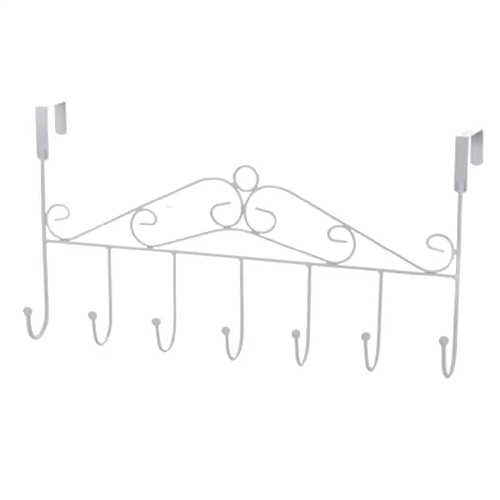 Wall Hooks Iron With 7-Hook Bathroom Kitchen Organizer Hanger Hooks With Towel Coat Clothes Cabinet Draw Door Back Door Hanger
Wall Hooks Iron With 7-Hook Bathroom Kitchen Organizer Hanger Hooks With Towel Coat Clothes Cabinet Draw Door Back Door Hanger