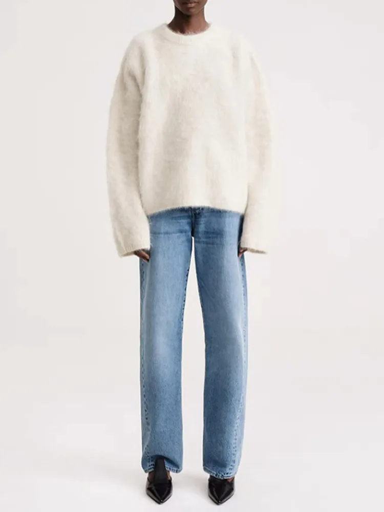 Женский свитер с круглым вырезом, простой однотонный Повседневный джемпер с длинным рукавом, топ на осень-зиму 2023
Женский свитер с круглым вырезом, простой однотонный Повседневный джемпер с длинным рукавом, топ на осень-зиму 2023