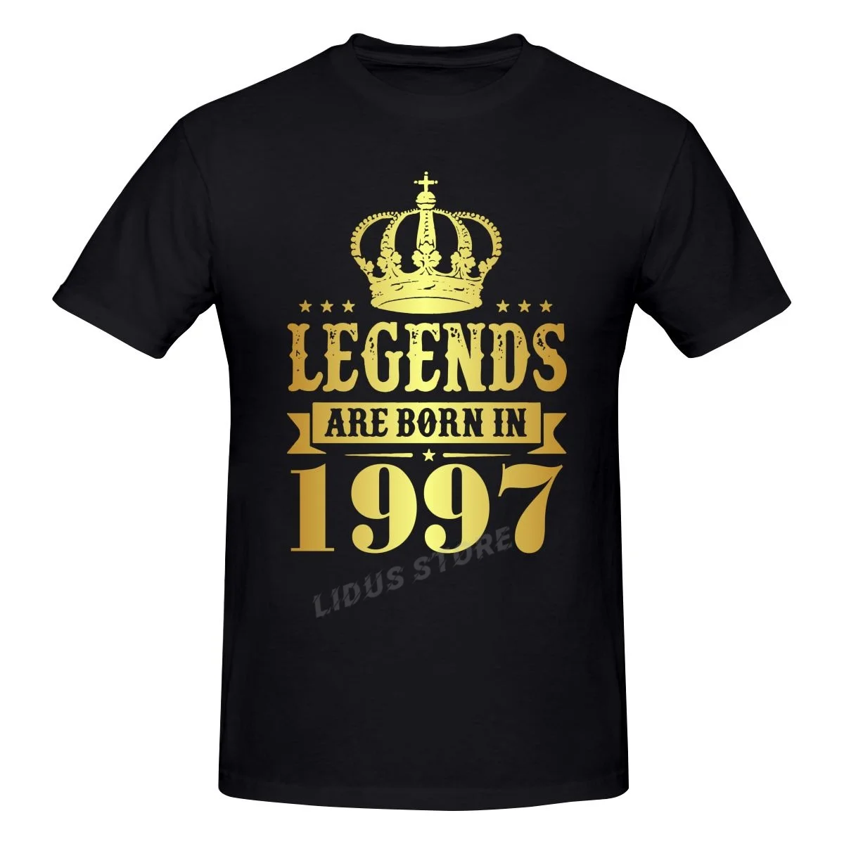 

Legends Are Born In 1997 25 Years For 25th Birthday Gift T-shirt Harajuku Streetwear 100% Cotton Graphics Tshirt Brands Tee Top