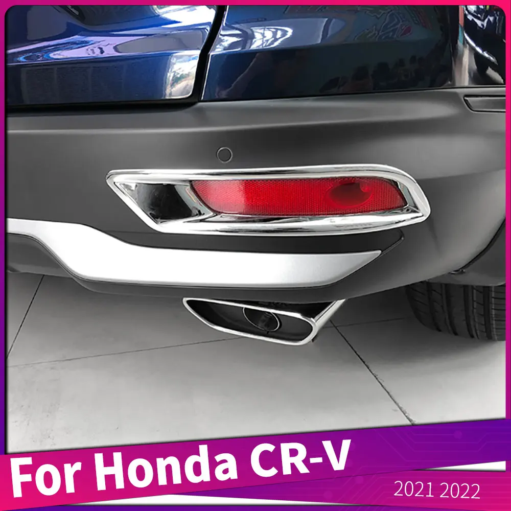2021 2022 For Honda CR-V ABS Chrome Car Rear Fog Light Lamp Cover Trim Bumper Molding Garnish 
2021 2022 For Honda CR-V ABS Chrome Car Rear Fog Light Lamp Cover Trim Bumper Molding Garnish