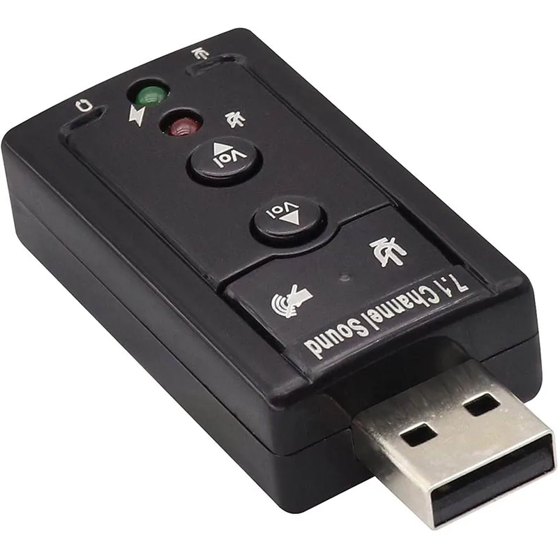 

3Pcs/Set Mini External USB Sound Card 7.1 Channel 3D Virtual Audio Adapter Converter For PC Computer Desktop Notebook