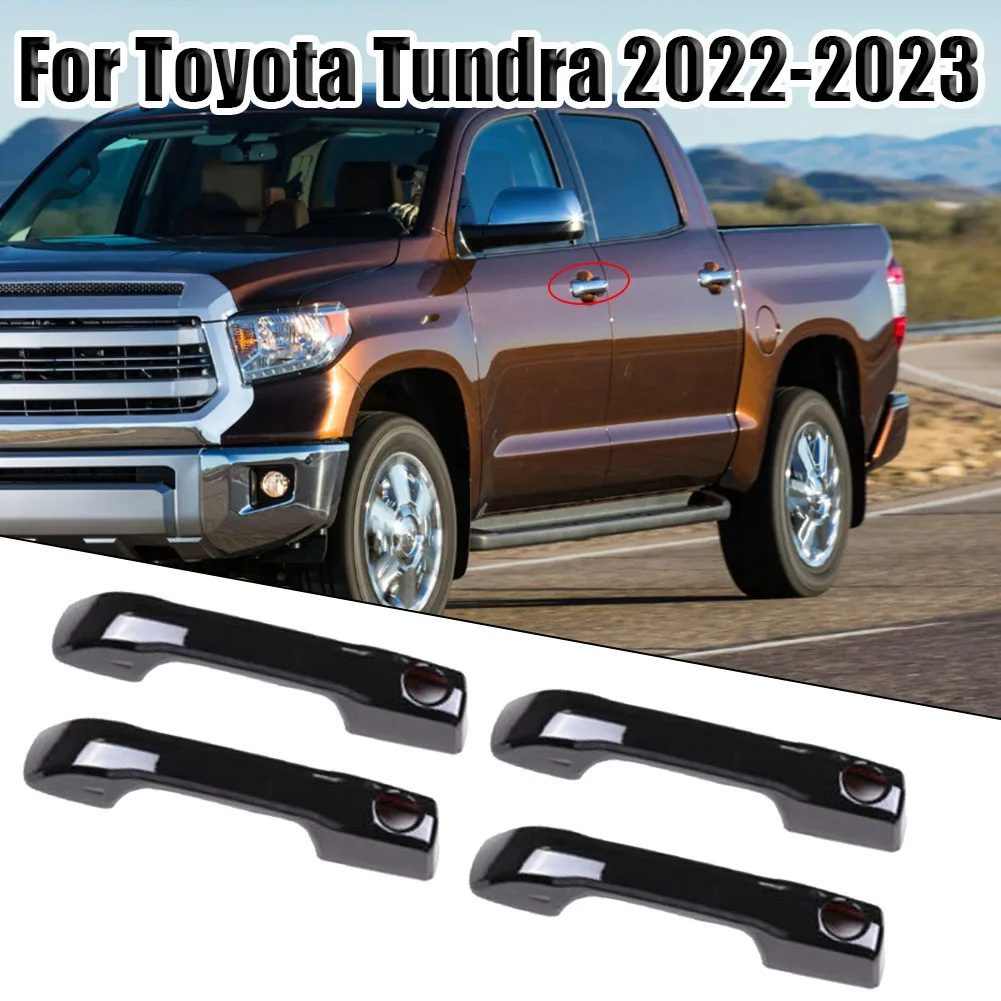 4 шт. черная крышка для наружной боковой дверной ручки, Накладка для Toyota Tundra 2022-2023, автозапчасти, внешние дверные ручки, автомобильный аксессуар
4 шт. черная крышка для наружной боковой дверной ручки, Накладка для Toyota Tundra 2022-2023, автозапчасти, внешние дверные ручки, автомобильный аксессуар