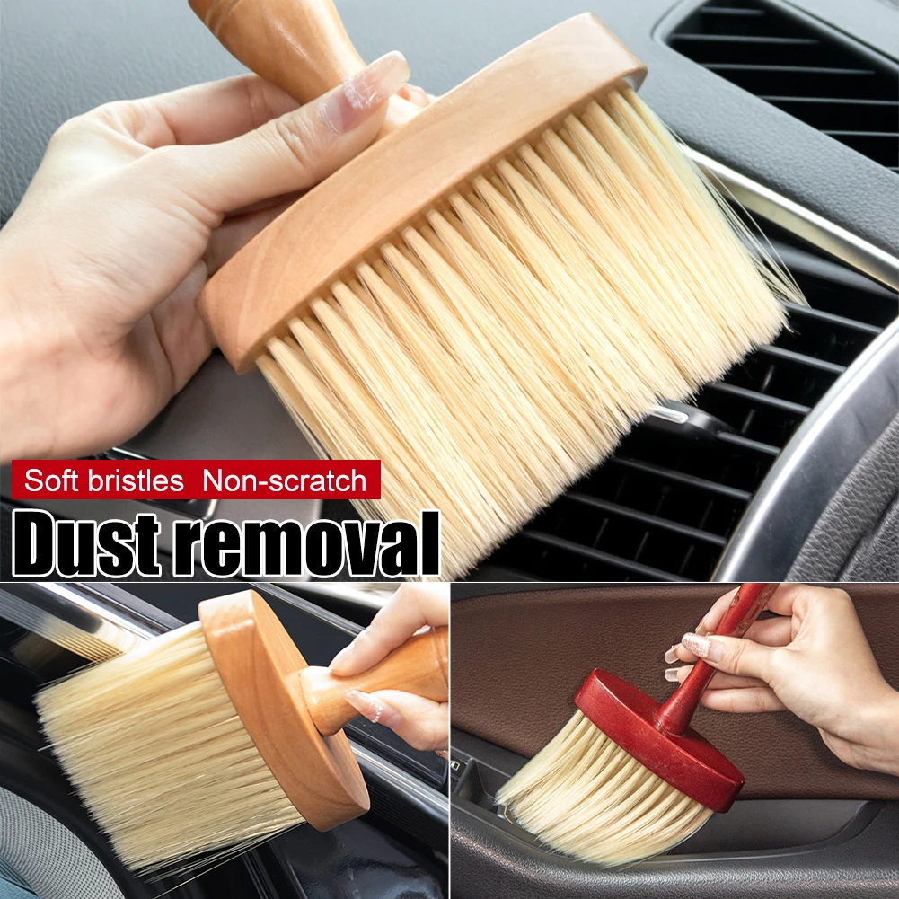 Car Interior Cleaning Tool Air Outlet Brush Air Conditioning Vent Brush Solid Wood Handle Long Bristles Dust Removal Cleaner
Car Interior Cleaning Tool Air Outlet Brush Air Conditioning Vent Brush Solid Wood Handle Long Bristles Dust Removal Cleaner
