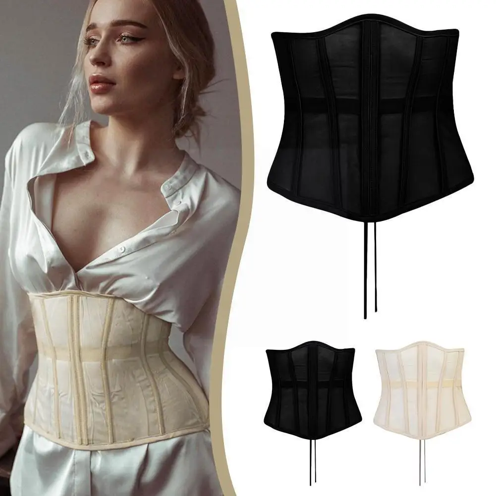 Women Mesh Corset Wide Waist Cummerbunds Elastic Corset Sexy Ladies Belts Fashion Accesoories Casual Bodycon Clothing Daily A4n0
Women Mesh Corset Wide Waist Cummerbunds Elastic Corset Sexy Ladies Belts Fashion Accesoories Casual Bodycon Clothing Daily A4n0