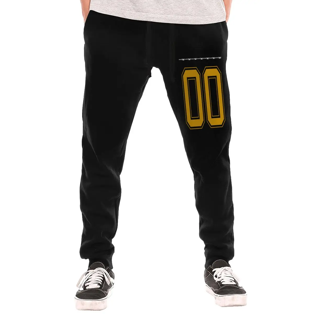 Осенне-зимние мужские спортивные штаны с маленьким принтом, удобные и теплые, подходят для повседневной носки
Осенне-зимние мужские спортивные штаны с маленьким принтом, удобные и теплые, подходят для повседневной носки
