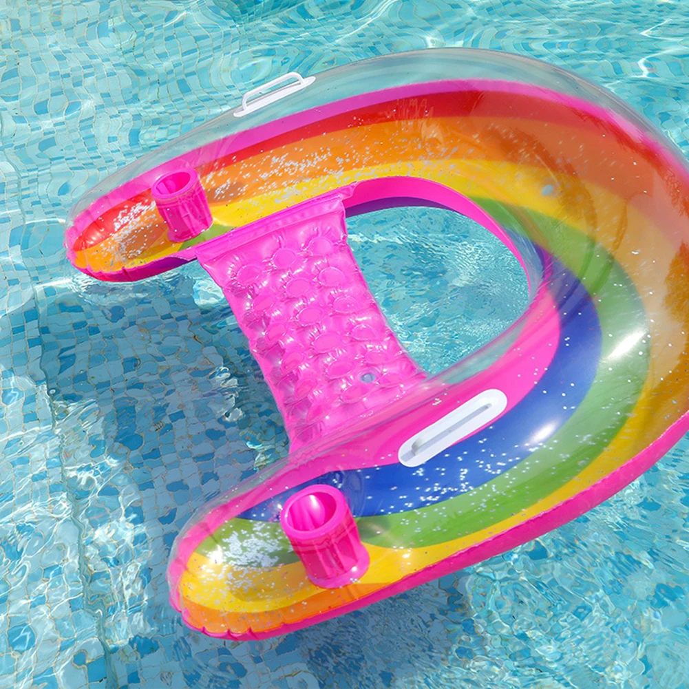 

PVC Lounger Floating Toys Foldable Inflat Air Mattress Portable Leak Proof Nozzle Durable Large Size Swimming Pool Accessories