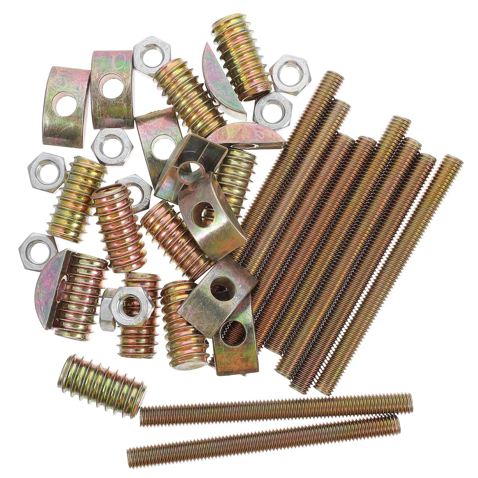 10 Sets Four One Connector Wooden Furniture Connectors Wardrobe Nut Iron Four-in-one Fasteners Assembly Accessories Fittings
10 Sets Four One Connector Wooden Furniture Connectors Wardrobe Nut Iron Four-in-one Fasteners Assembly Accessories Fittings