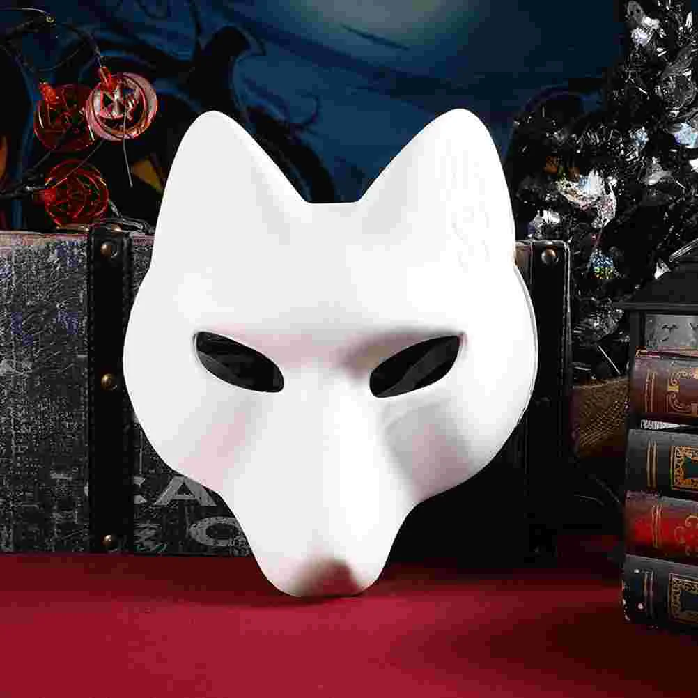 Therian Mask Fox Cat Adults White Blank Hand Painted Animal Face Halloween Cosplay Costume
Therian Mask Fox Cat Adults White Blank Hand Painted Animal Face Halloween Cosplay Costume
