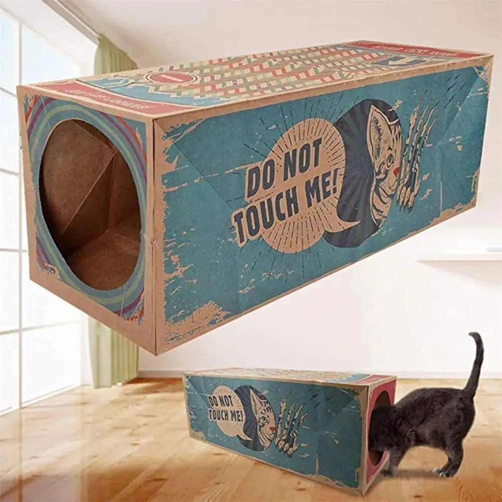 Funny Cat Tunnel Toy Foldable Holes Kitten Kraft Paper Tunnel Cave Hide and Seek Toys for Cats Pet Supplies Interactive Cat Toys
Funny Cat Tunnel Toy Foldable Holes Kitten Kraft Paper Tunnel Cave Hide and Seek Toys for Cats Pet Supplies Interactive Cat Toys