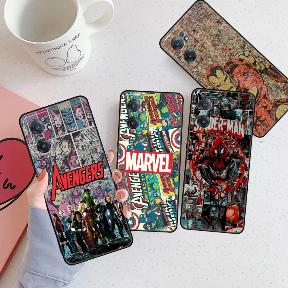 Mobile Phone Case for OnePlus 8T 7 9 10 Pro Nord 2 9R Black Shell 7T for Oppo F19 A53 A93 5G A15 A52 Cover Marvel Art Comics
Mobile Phone Case for OnePlus 8T 7 9 10 Pro Nord 2 9R Black Shell 7T for Oppo F19 A53 A93 5G A15 A52 Cover Marvel Art Comics