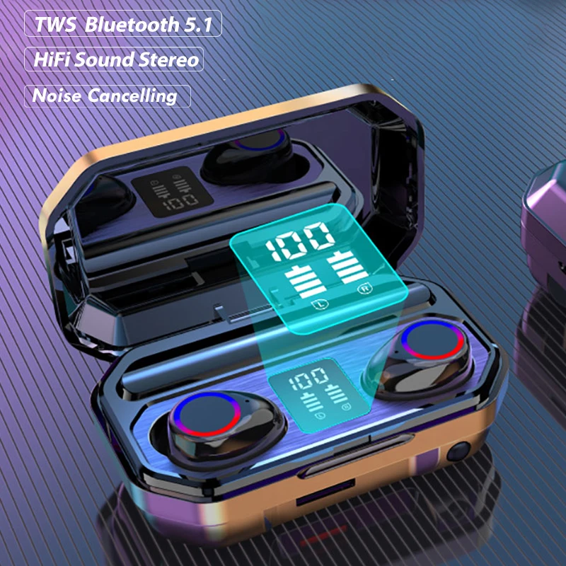 TWS Wireless Bluetooth M15 5.0 Hadset 9D Stereo HIFI Headphones LED Display Noise-canceling Music Sports Earphone For Smartphone
TWS Wireless Bluetooth M15 5.0 Hadset 9D Stereo HIFI Headphones LED Display Noise-canceling Music Sports Earphone For Smartphone
