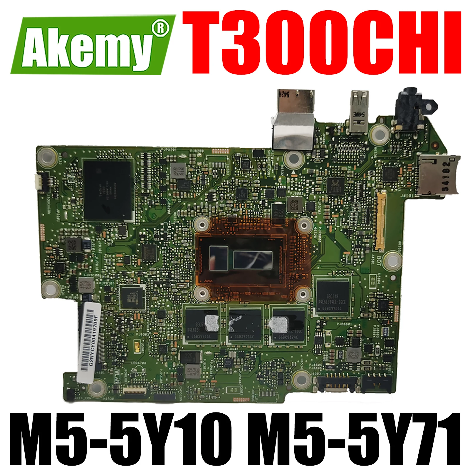 Материнская плата T300CHI для ноутбука ASUS, материнская плата T300CHI, материнская плата 4 ГБ, 8 ГБ ОЗУ, Φ M5-5Y7, 1 ЦПУ, 128 ГБ
Материнская плата T300CHI для ноутбука ASUS, материнская плата T300CHI, материнская плата 4 ГБ, 8 ГБ ОЗУ, Φ M5-5Y7, 1 ЦПУ, 128 ГБ