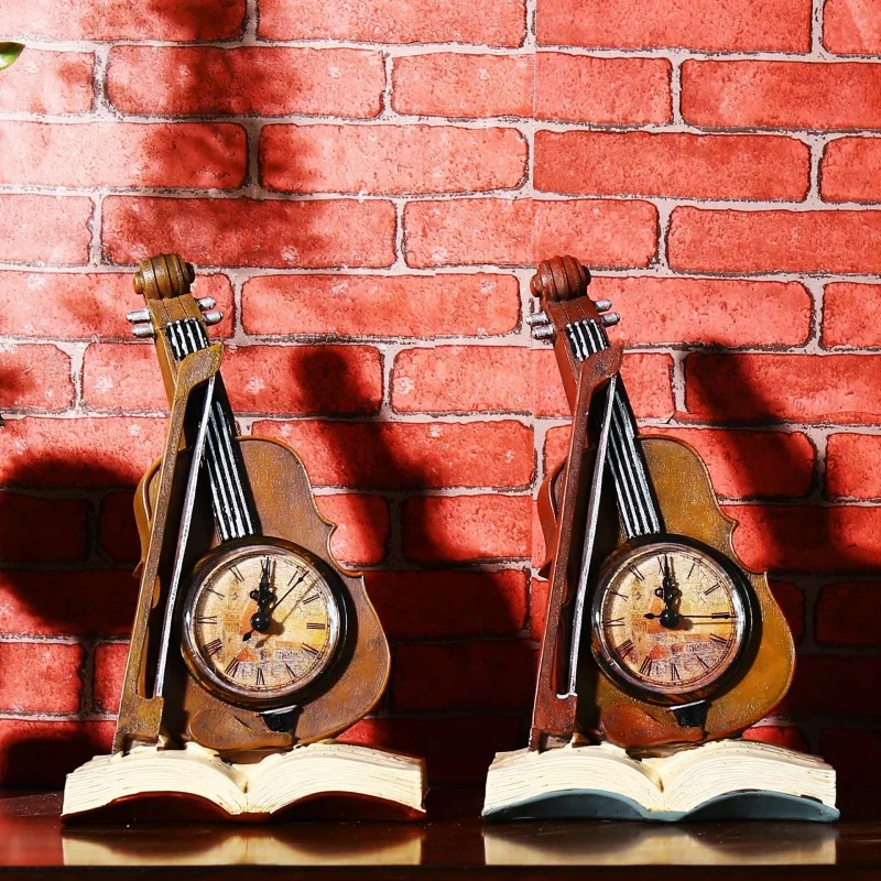 Creative Gift Home Decoration Ornaments Resin Crafts Book Violin Decorative Clock
Creative Gift Home Decoration Ornaments Resin Crafts Book Violin Decorative Clock