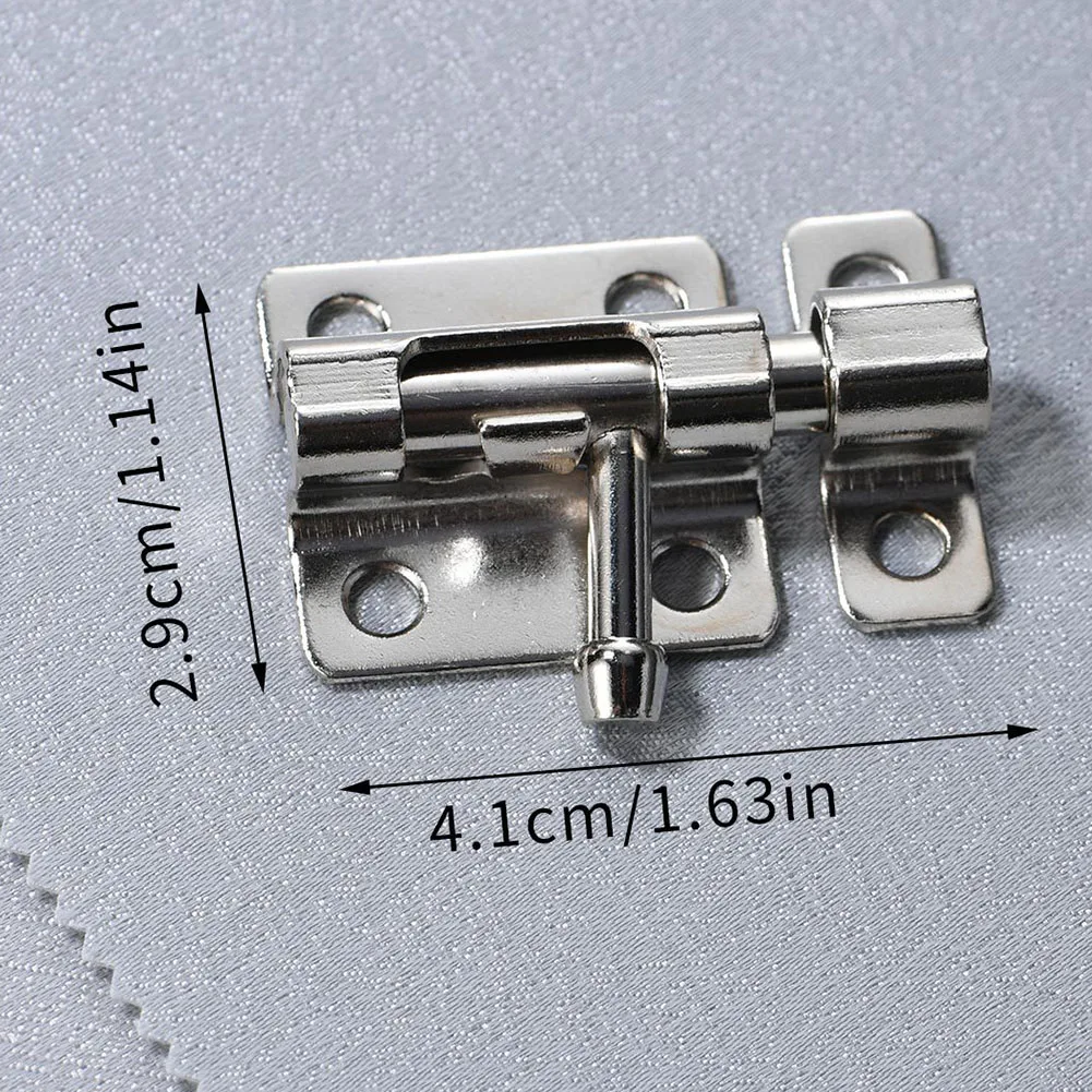 2PCS Door Latch Sliding Bolt Latch Hasp Staple Garden Gate Safety Sliding Bolt Lock Wooden Door Hardware Accessories
2PCS Door Latch Sliding Bolt Latch Hasp Staple Garden Gate Safety Sliding Bolt Lock Wooden Door Hardware Accessories