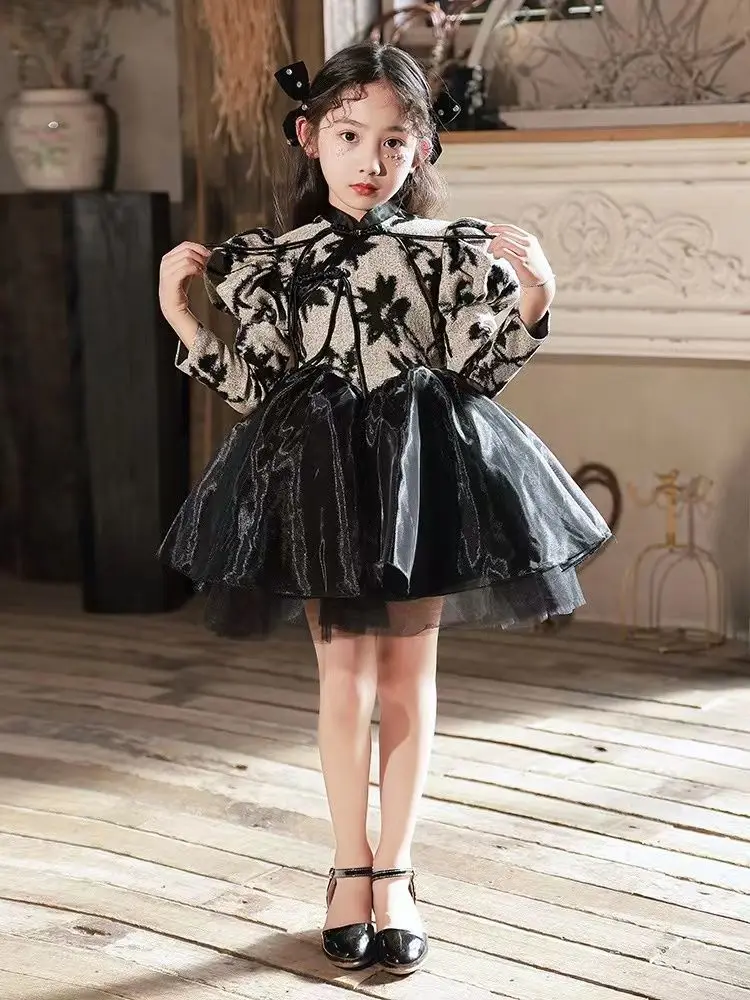 Party Dress for Young Girls Kids Chinese Style Floral Patchwork Ball Gowns Children Elegant Vestidos Teens Prom Parties Clothing
Party Dress for Young Girls Kids Chinese Style Floral Patchwork Ball Gowns Children Elegant Vestidos Teens Prom Parties Clothing