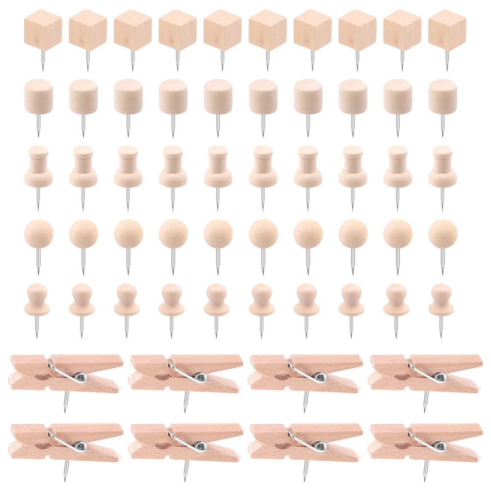 Wood Push Pin Thumbtacks Assortment Kit with Clips Pushpins, Wooden Head Pins Steel Thumb Tacks for Cork Boards Artworks
Wood Push Pin Thumbtacks Assortment Kit with Clips Pushpins, Wooden Head Pins Steel Thumb Tacks for Cork Boards Artworks