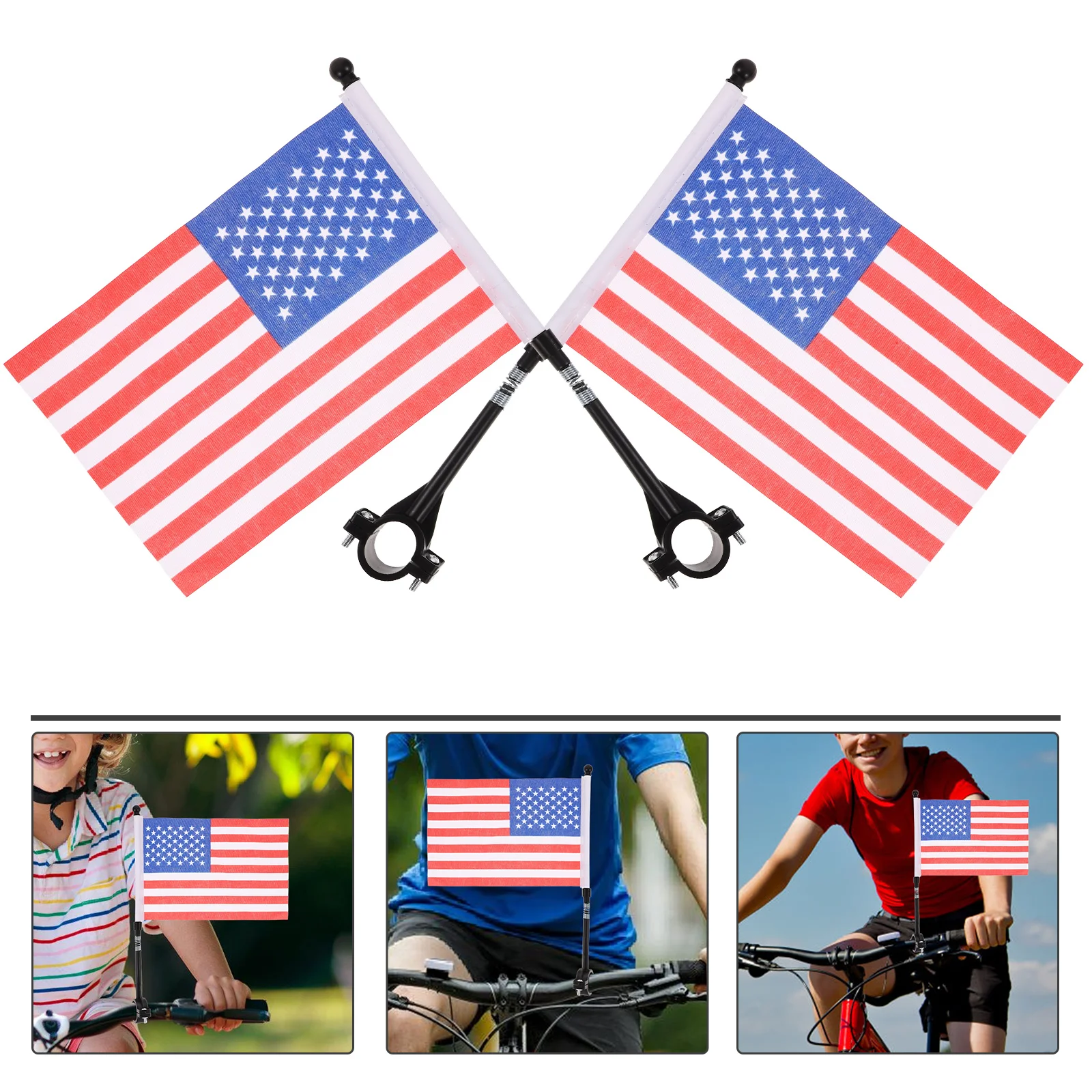 2Pcs Cycling Bike Flag Decorative Cycling Flag Safety Handlebar Flag Bike Safety Flag Bike Flag Decor
2Pcs Cycling Bike Flag Decorative Cycling Flag Safety Handlebar Flag Bike Safety Flag Bike Flag Decor