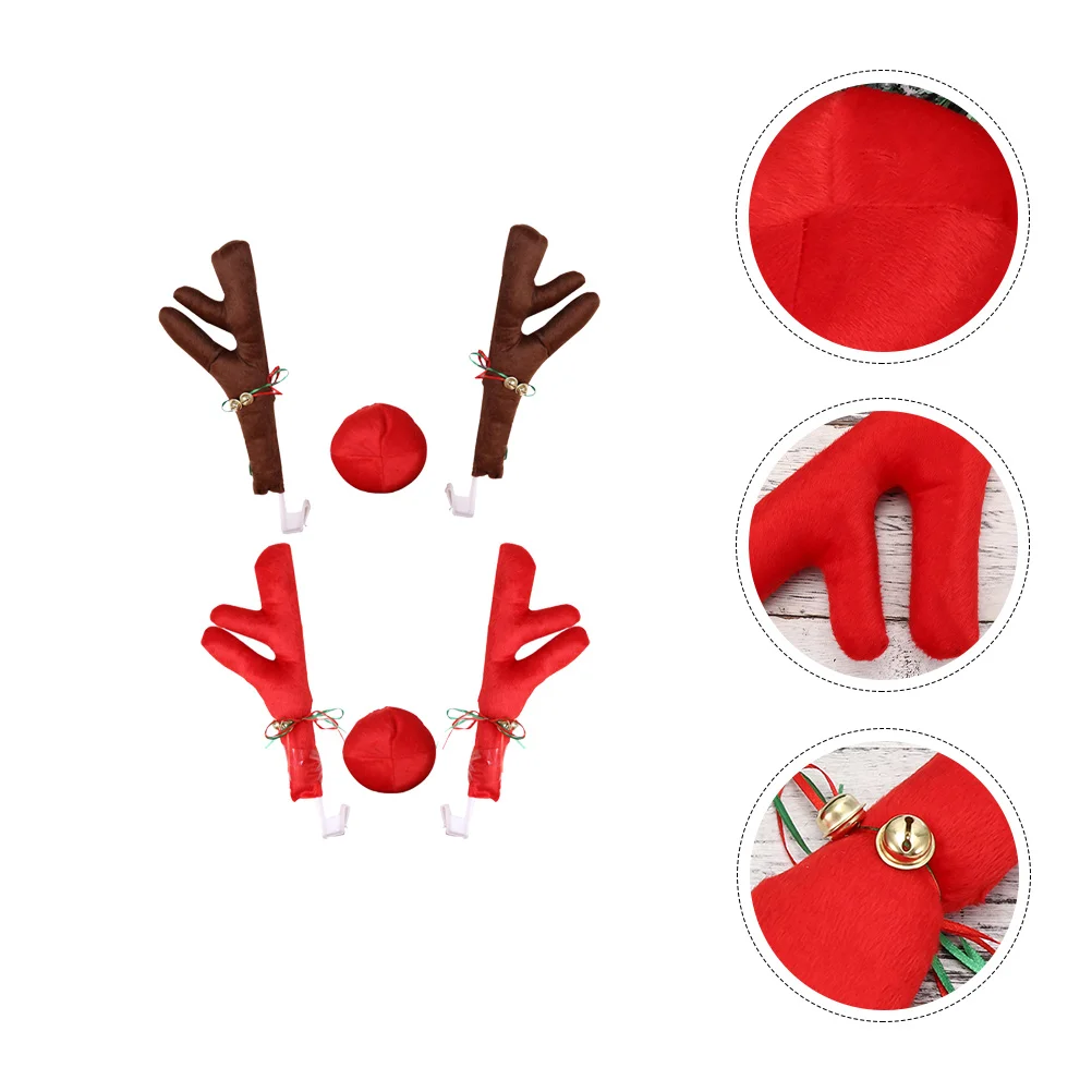 2 Sets Christmas Decor Practical Adorable Car Antlers Ornaments Christmas Supplies for Store Home Shop
2 Sets Christmas Decor Practical Adorable Car Antlers Ornaments Christmas Supplies for Store Home Shop