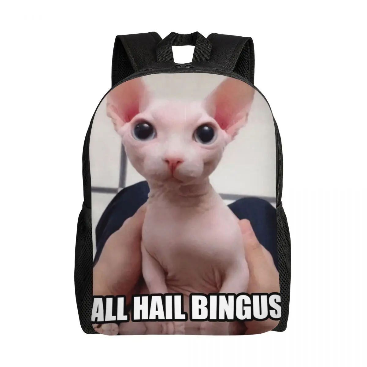 All Hail Bingus Laptop Backpack Men Women Basic Bookbag for College School Students Funny Sphynx Cat Meme Bags
All Hail Bingus Laptop Backpack Men Women Basic Bookbag for College School Students Funny Sphynx Cat Meme Bags