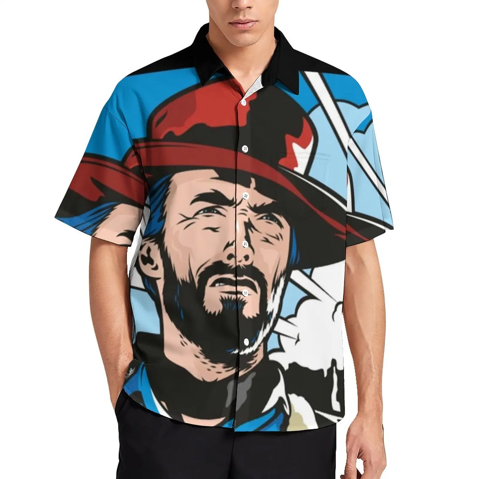 Пляжная рубашка Clint Eastwood Perfect Giftblondie, основные Гавайские повседневные рубашки, мужские блузки с коротким рукавом, Графический Топ
Пляжная рубашка Clint Eastwood Perfect Giftblondie, основные Гавайские повседневные рубашки, мужские блузки с коротким рукавом, Графический Топ