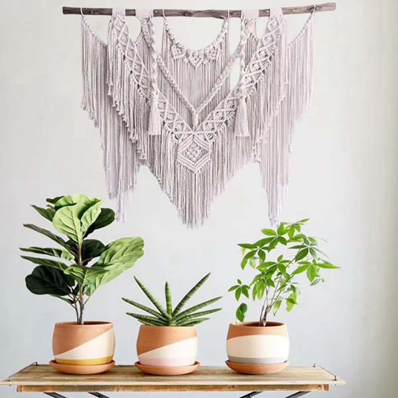 Large Macrame Tapestry Wall Hangding Geometric Art Wall Decor Bohemian Home Background Chic Handicrafts Woven Tapestry
Large Macrame Tapestry Wall Hangding Geometric Art Wall Decor Bohemian Home Background Chic Handicrafts Woven Tapestry