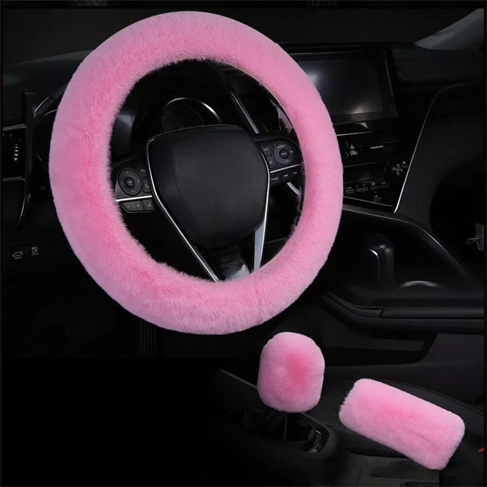 Fur Fluffy Thick Auto Car Steering Wheel Plush Cover Soft Wool Winter 38cm Men's And Women's Plush Steering Wheel Cover
Fur Fluffy Thick Auto Car Steering Wheel Plush Cover Soft Wool Winter 38cm Men's And Women's Plush Steering Wheel Cover