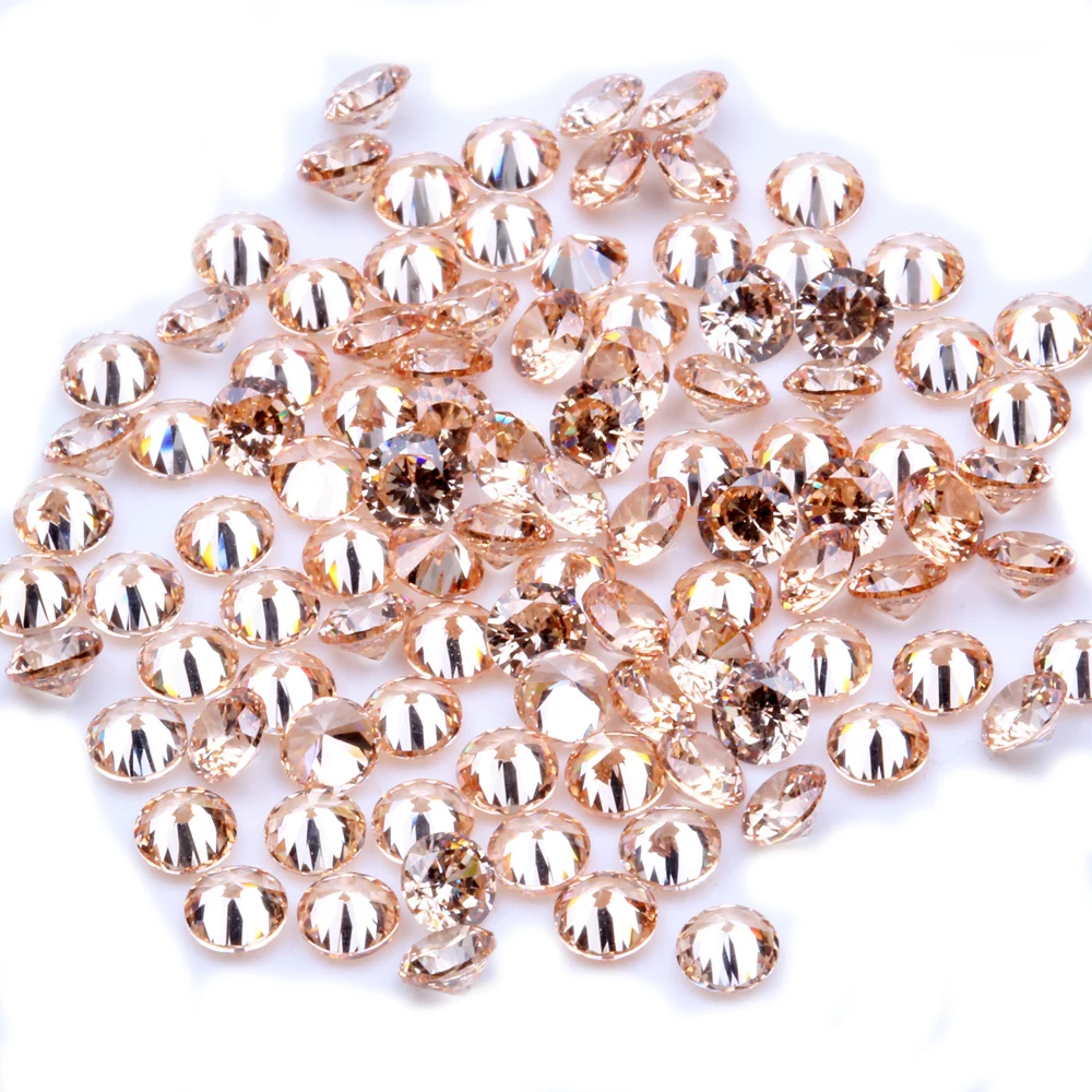 1000pcs AAAAA+ 1.0-4.0mm CZ Stone Round Cut Beads Champagne Color Cubic Zirconia Synthetic Gems For Jewelry
1000pcs AAAAA+ 1.0-4.0mm CZ Stone Round Cut Beads Champagne Color Cubic Zirconia Synthetic Gems For Jewelry