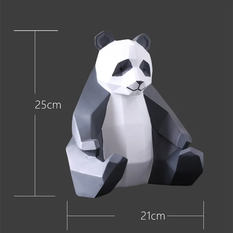 MODERN SIMPLE GEOMETRY PANDA STATUE ANIMALS ART FIGURINES RESIN CRAFT HOME DECORATION ACCESSORIES FOR LIVING ROOM R2564
MODERN SIMPLE GEOMETRY PANDA STATUE ANIMALS ART FIGURINES RESIN CRAFT HOME DECORATION ACCESSORIES FOR LIVING ROOM R2564
