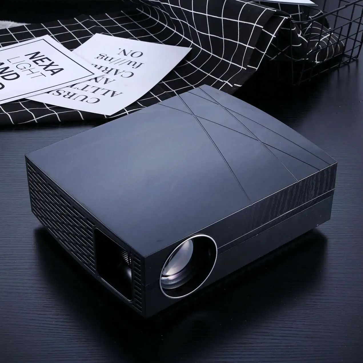 1080p 4200Lumens LED FHD Projector Beamer Keystone Correction Outdoor Movie Image Adjustment Multiple Ports Built-in Speaker
1080p 4200Lumens LED FHD Projector Beamer Keystone Correction Outdoor Movie Image Adjustment Multiple Ports Built-in Speaker