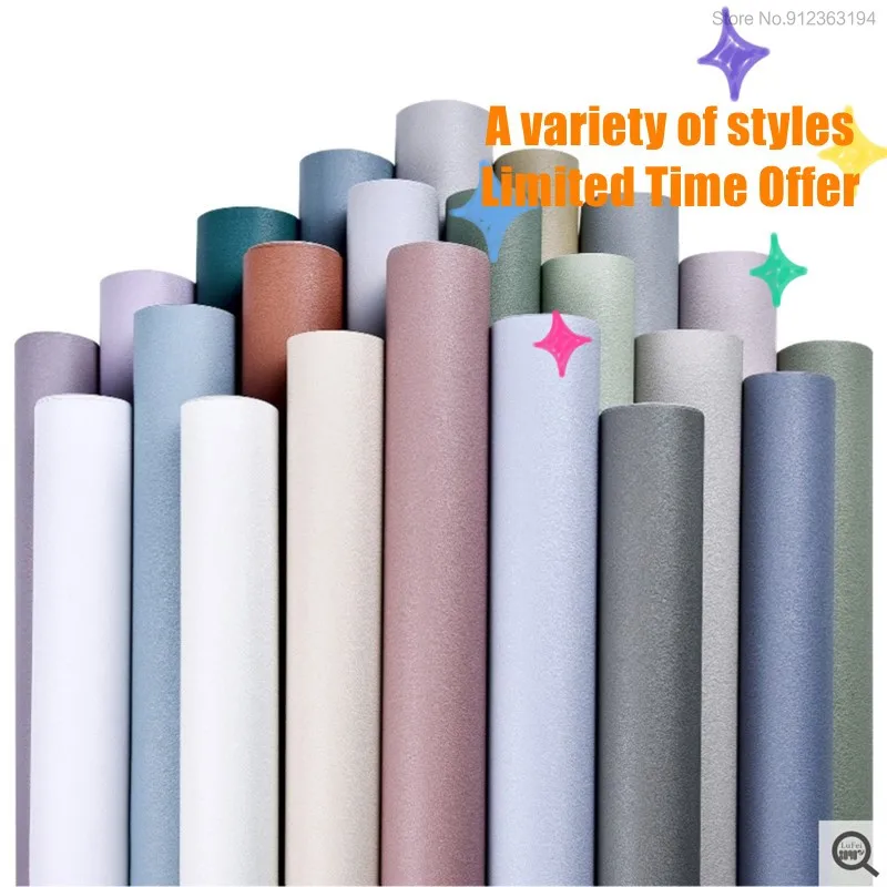 New Solid Color Self Adhesive Vinyl Wallpaper Living Room Wardrobe Furniture Stickers PVC Waterproof Morandi Color Contact Paper
New Solid Color Self Adhesive Vinyl Wallpaper Living Room Wardrobe Furniture Stickers PVC Waterproof Morandi Color Contact Paper