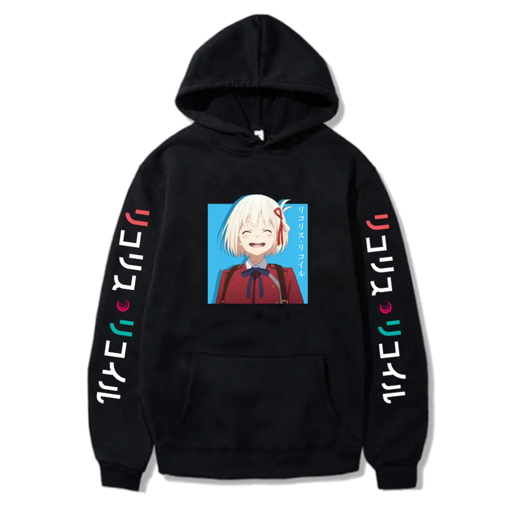 Повседневная Толстовка Lycoris Recoil толстовки Kawaii аниме графический принт унисекс Толстовка Осень Универсальный с длинным рукавом мужской/женский пуловер 
Повседневная Толстовка Lycoris Recoil толстовки Kawaii аниме графический принт унисекс Толстовка Осень Универсальный с длинным рукавом мужской/женский пуловер