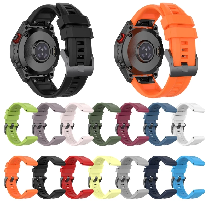 22mm Silica Band Strap Suitable for Descent G1 for fenix 5 Smartwatch Bracelet Wristband Sport Belt Waterproof
22mm Silica Band Strap Suitable for Descent G1 for fenix 5 Smartwatch Bracelet Wristband Sport Belt Waterproof