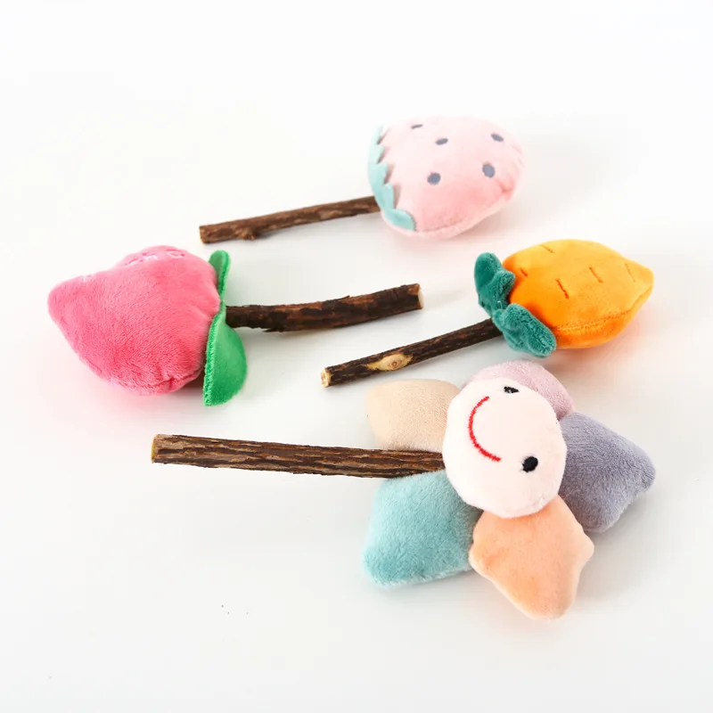 Pet Cat Mutian Polygonum Stick Molar Lollipop Tooth Cleaning Stick Strawberry Flower Peach Cat Toys Interactive Cat Treat Toy
Pet Cat Mutian Polygonum Stick Molar Lollipop Tooth Cleaning Stick Strawberry Flower Peach Cat Toys Interactive Cat Treat Toy