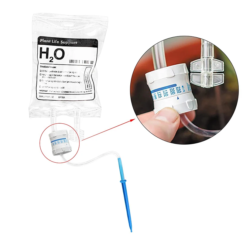 Automatic Watering Dripper Infusion Bag Plant Life Support Drip Irrigation Household Adjustable Plant Flower Waterer
Automatic Watering Dripper Infusion Bag Plant Life Support Drip Irrigation Household Adjustable Plant Flower Waterer
