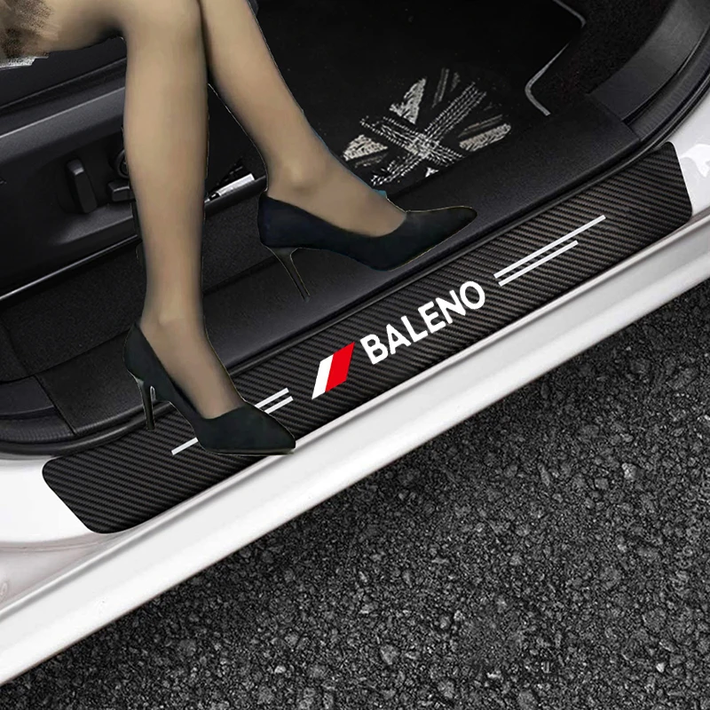 4pcs Car Carbon Fiber Sticker Auto Door Sill Protector Stickers Waterproof for Suzuki Baleno Car Styling Auto Accessories
4pcs Car Carbon Fiber Sticker Auto Door Sill Protector Stickers Waterproof for Suzuki Baleno Car Styling Auto Accessories