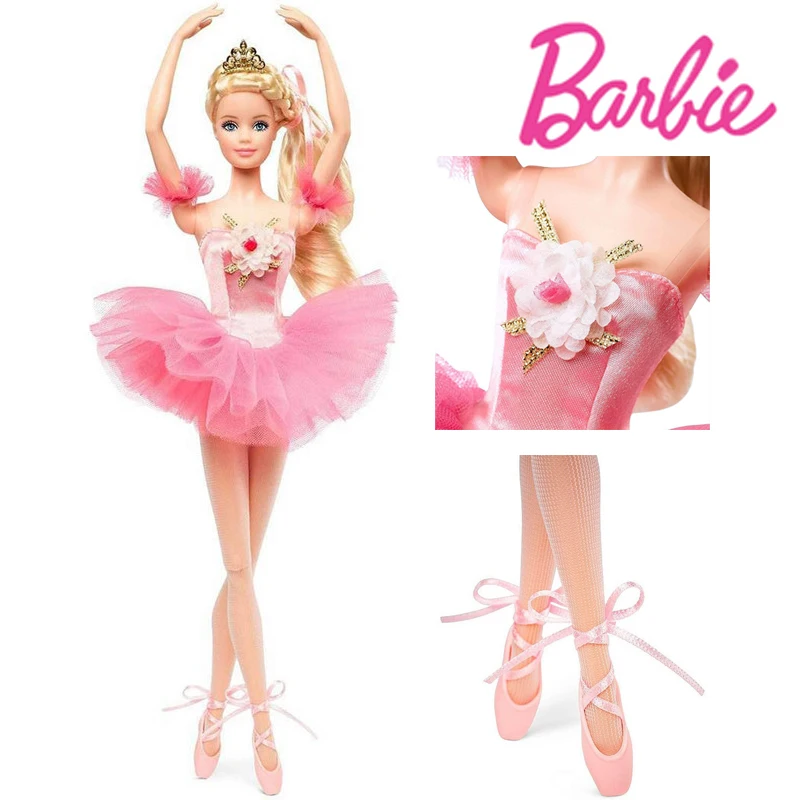 

Barbie Doll & Accessories Ballet Wensen Pop Dragen Gelaagde Tutu Rok Mode Mooie Pop Kids Collectors Edition Toy Collectible Gift