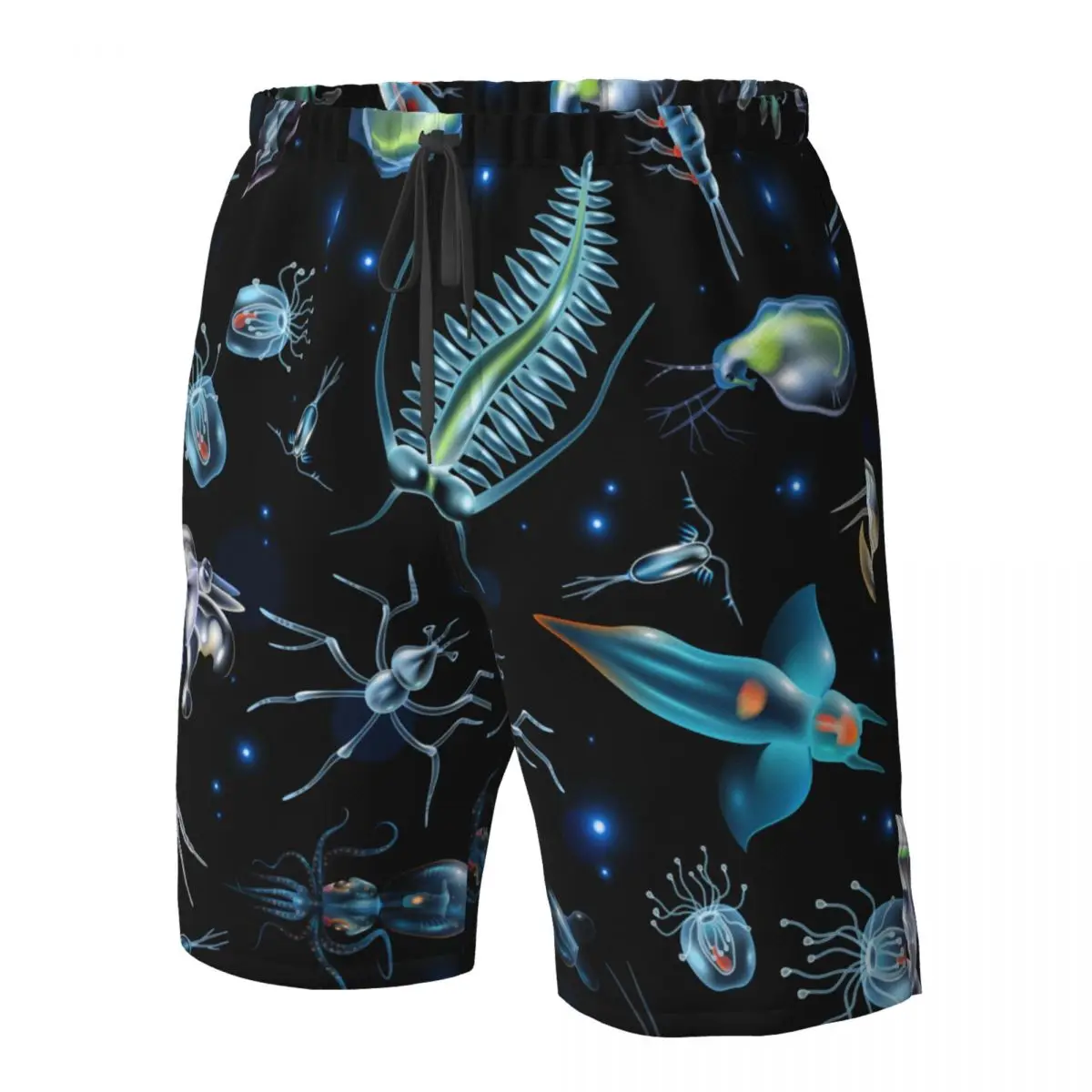 

Быстросохнущие летние мужские пляжные шорты, брифы для мужчин, плавки, плавательные шорты, пляжная одежда, глубоководные биолюминесцентные животные