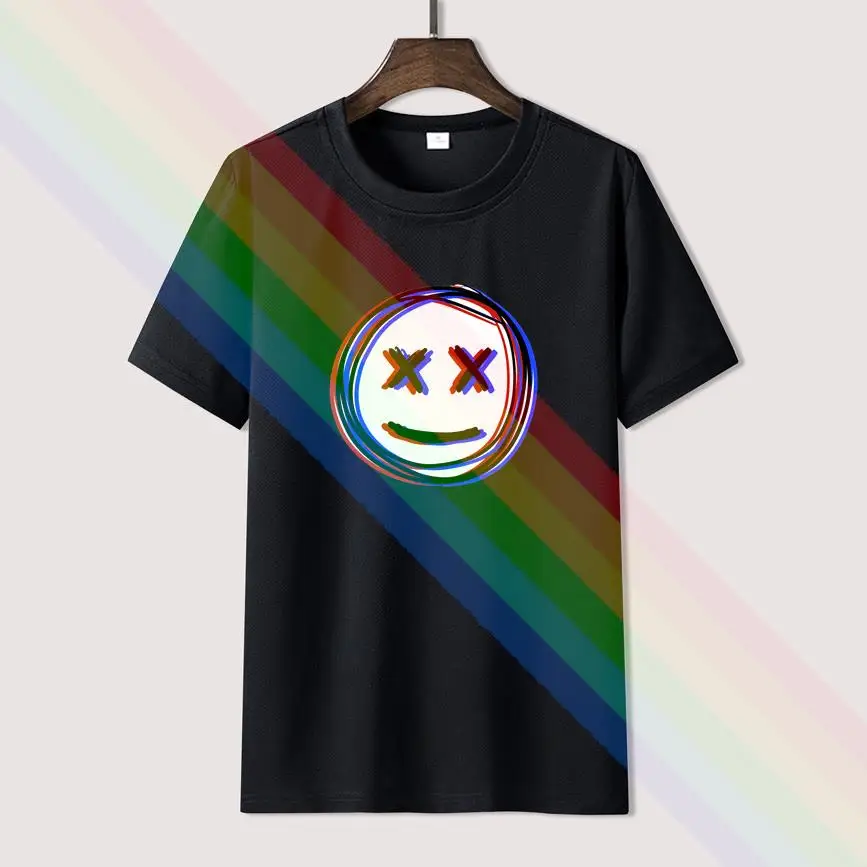 XO Smile Face Printed Men Women Summer 100% Cotton Black Tees Male Newest Top Popular Normal Tee Shirts Unisex
XO Smile Face Printed Men Women Summer 100% Cotton Black Tees Male Newest Top Popular Normal Tee Shirts Unisex