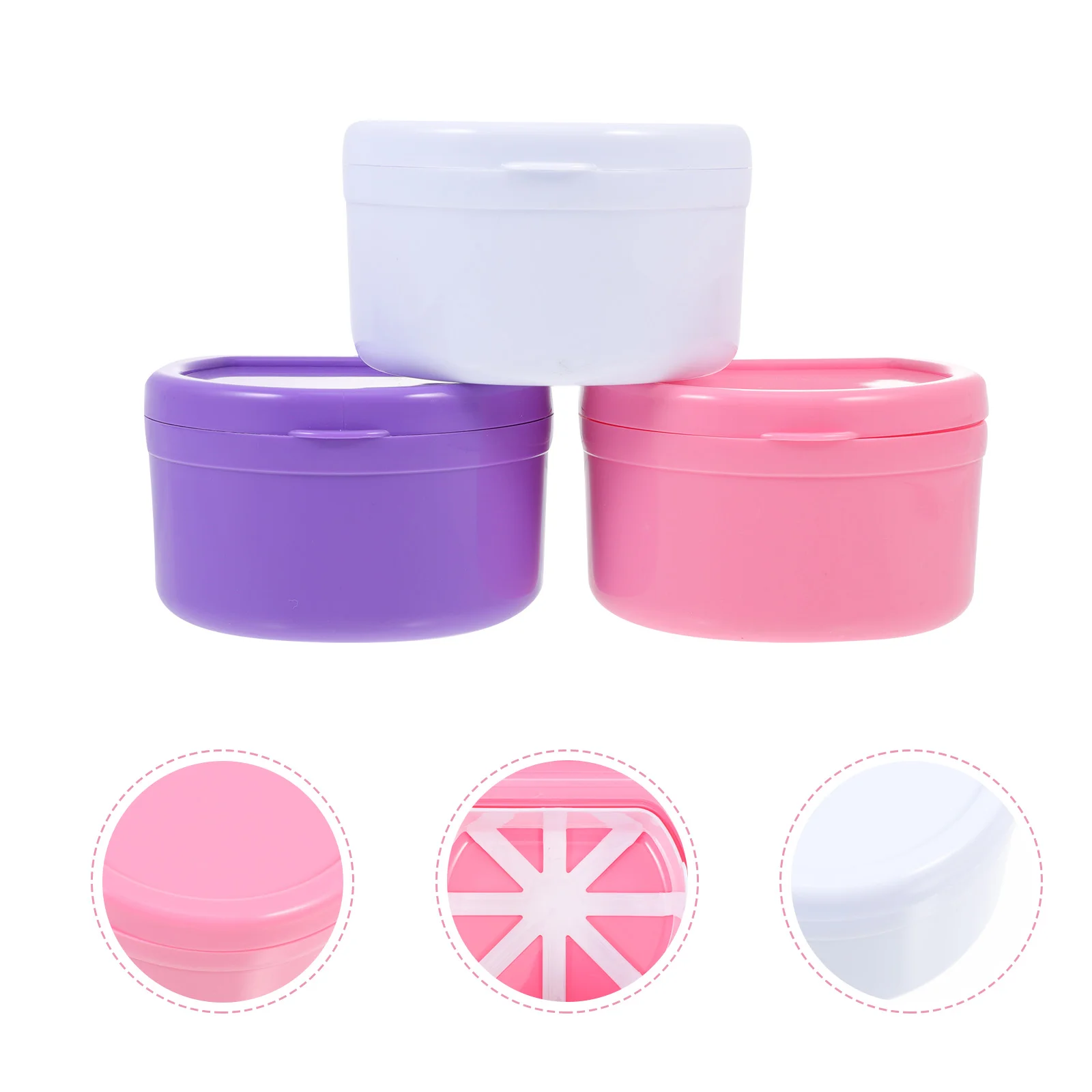 3 Pcs Portable Lightweight Tooth Boxes With Mesh Containers for Denture Maintaining Hygiene
3 Pcs Portable Lightweight Tooth Boxes With Mesh Containers for Denture Maintaining Hygiene