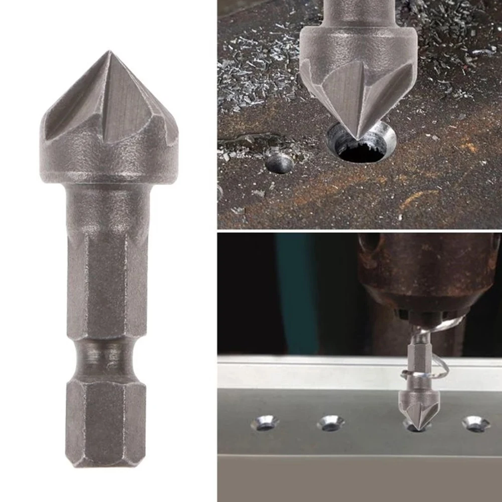 3pcs Hex Shank 5 Flute 90 Degree Chamfering Drill Bits 45# Steel Woodworking Hole Opener Countersink Drill Power Tools Parts
3pcs Hex Shank 5 Flute 90 Degree Chamfering Drill Bits 45# Steel Woodworking Hole Opener Countersink Drill Power Tools Parts