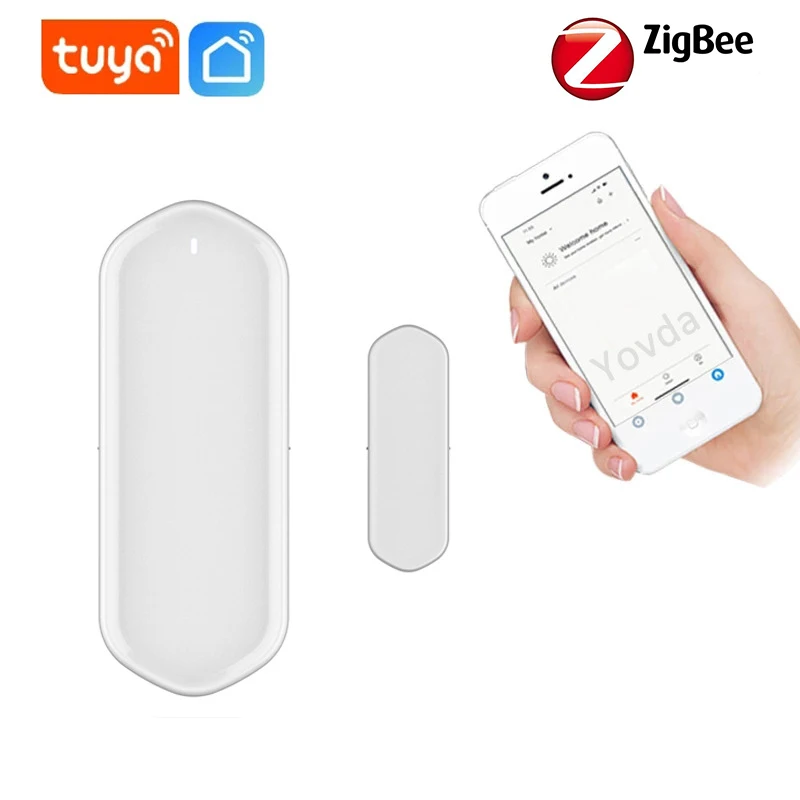 Tuya Smart WiFi Door Sensor Wireless Window Open/Closed Detector APP Notification Alert Security Alarm Support Alexa Google Home
Tuya Smart WiFi Door Sensor Wireless Window Open/Closed Detector APP Notification Alert Security Alarm Support Alexa Google Home