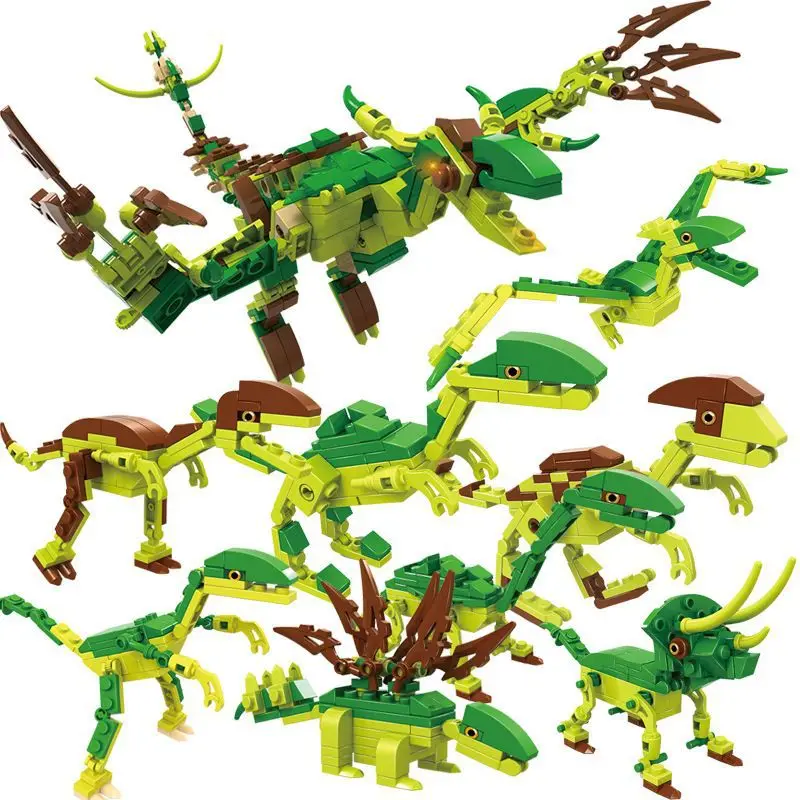 8pcs/set Jurassic Dinosaur Transformers Series 13008 Children's Intellectual Assembly Blocks Toys
8pcs/set Jurassic Dinosaur Transformers Series 13008 Children's Intellectual Assembly Blocks Toys